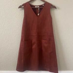 Max Studio Suede Mini Dress